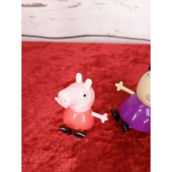 Peppa Pig Build & Play 2 Small Figures Madame Gazelle Peppa Pig‎ - Picture 4 of 6